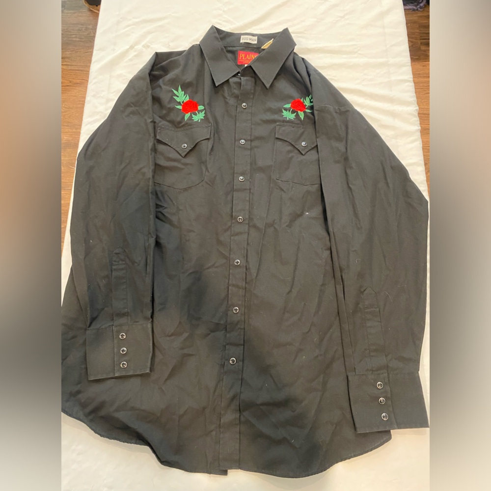 Black big man plains western wear